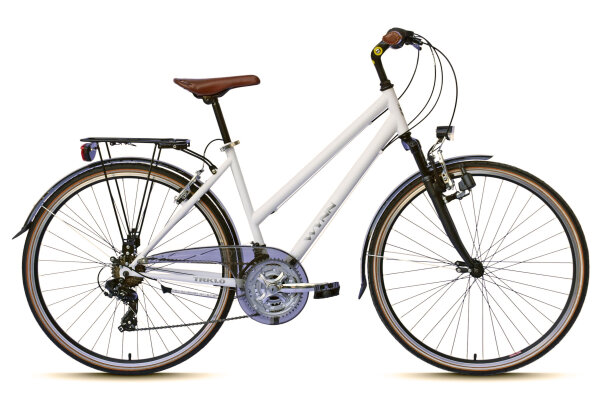WYNN Trekkingrad 28 Zoll TRK1.0 weiß Damen 21 Gänge V-Brake