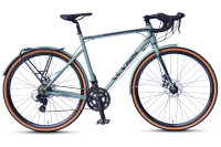WYNN gravel bike 28 inch GRL1.1 green 14 gears luggage...