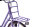 WYNN Cityrad 28 Zoll CTY1.0 lila Rahmenhöhe 51 cm Damen 6 Gänge V-Brake