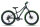 WYNN Fatbike 24 Zoll FAT1.0 schwarz-grün Rahmenhöhe 30 cm Kinder 7 Gänge mech. Scheibenbremse