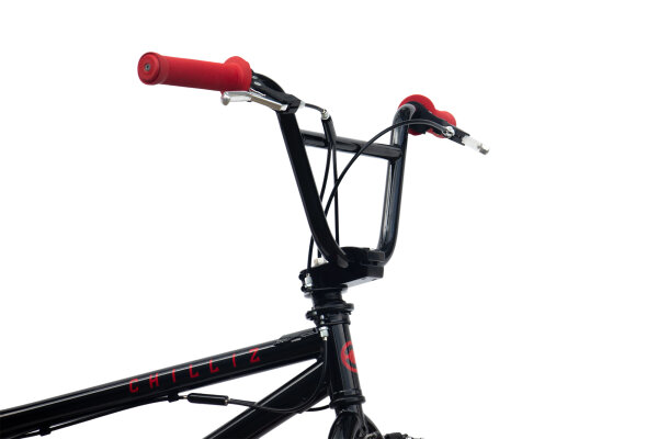 CHILLIZ BMX Freestyle 20 inch XB.02 black-red kids adults V-brake