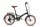 CHILLIZ Faltrad 20 Zoll FLD.01 schwarz Rahmenhöhe 33 cm Klapprad 6 Gänge V-Brake