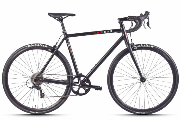 REDLOUD Fixie 28 Zoll FA.02 schwarz Rahmenhöhe 54 cm 8 Gänge