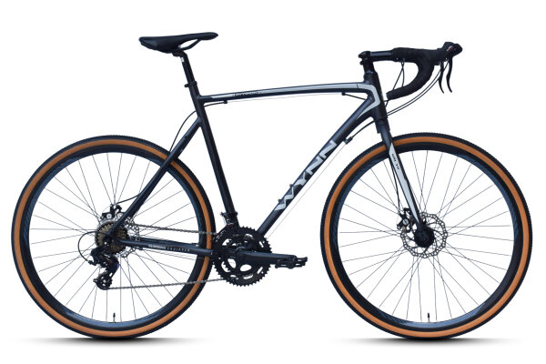 WYNN gravel bike 28 inch GRL3.0 gray 14 gears